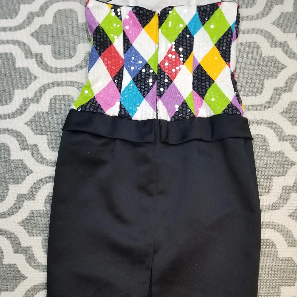 Jenna Benjamin Strapless Sequin Dress - Picture 2 of 3